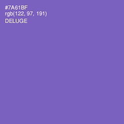 #7A61BF - Deluge Color Image