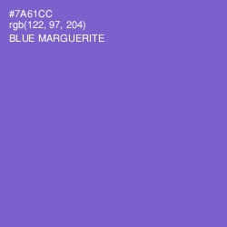 #7A61CC - Blue Marguerite Color Image