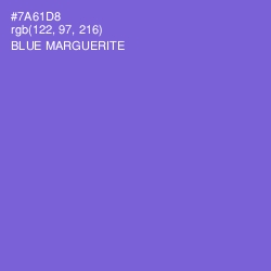 #7A61D8 - Blue Marguerite Color Image