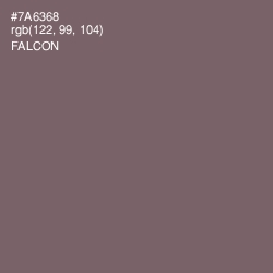 #7A6368 - Falcon Color Image