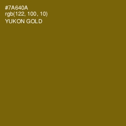 #7A640A - Yukon Gold Color Image