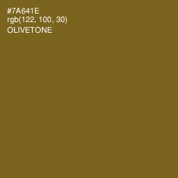 #7A641E - Olivetone Color Image