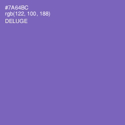 #7A64BC - Deluge Color Image