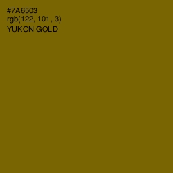 #7A6503 - Yukon Gold Color Image