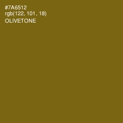 #7A6512 - Olivetone Color Image