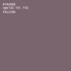 #7A656E - Falcon Color Image