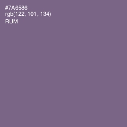 #7A6586 - Rum Color Image