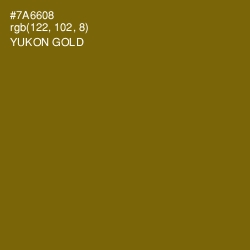 #7A6608 - Yukon Gold Color Image