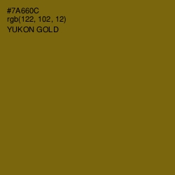 #7A660C - Yukon Gold Color Image