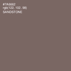 #7A6662 - Sandstone Color Image
