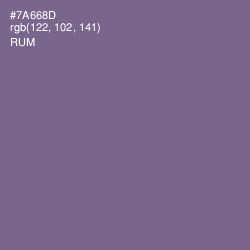 #7A668D - Rum Color Image