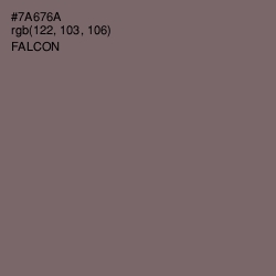 #7A676A - Falcon Color Image