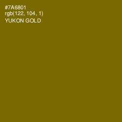 #7A6801 - Yukon Gold Color Image