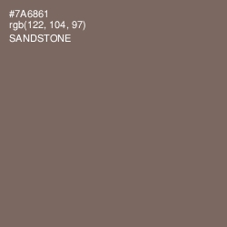 #7A6861 - Sandstone Color Image