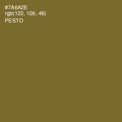 #7A6A2E - Pesto Color Image