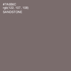 #7A6B6C - Sandstone Color Image