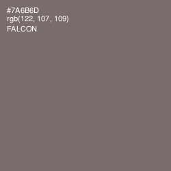 #7A6B6D - Falcon Color Image