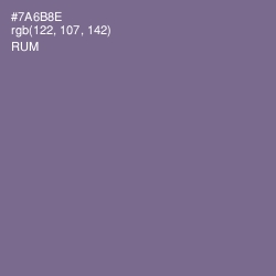 #7A6B8E - Rum Color Image