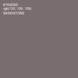 #7A6D6D - Sandstone Color Image