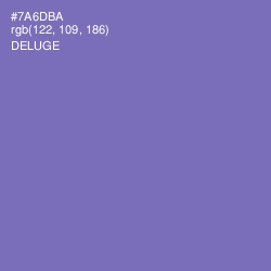 #7A6DBA - Deluge Color Image