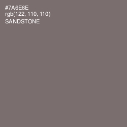 #7A6E6E - Sandstone Color Image