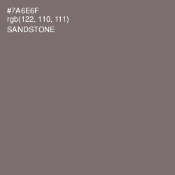 #7A6E6F - Sandstone Color Image