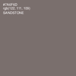 #7A6F6D - Sandstone Color Image