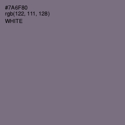 #7A6F80 - Rum Color Image