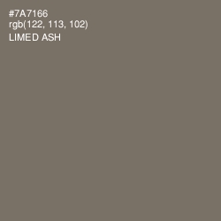 #7A7166 - Limed Ash Color Image