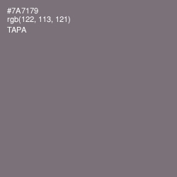 #7A7179 - Tapa Color Image