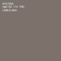#7A726A - Limed Ash Color Image