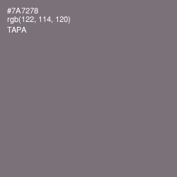 #7A7278 - Tapa Color Image