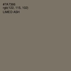 #7A7366 - Limed Ash Color Image