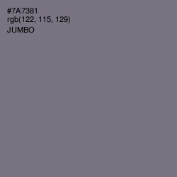 #7A7381 - Jumbo Color Image