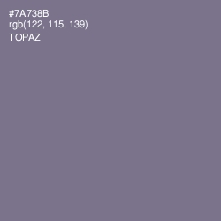 #7A738B - Topaz Color Image