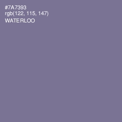 #7A7393 - Waterloo  Color Image