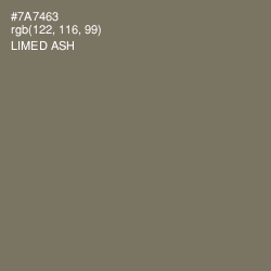 #7A7463 - Limed Ash Color Image