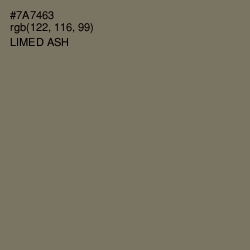 #7A7463 - Limed Ash Color Image