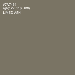 #7A7464 - Limed Ash Color Image