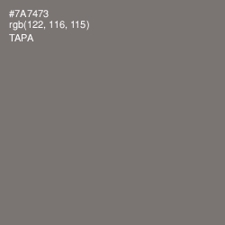 #7A7473 - Tapa Color Image