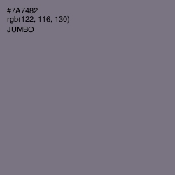 #7A7482 - Jumbo Color Image