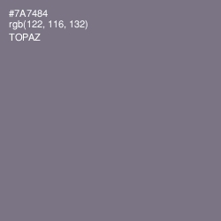 #7A7484 - Topaz Color Image