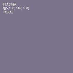 #7A748A - Topaz Color Image