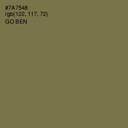 #7A7548 - Go Ben Color Image