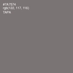 #7A7574 - Tapa Color Image