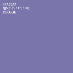 #7A75AA - Deluge Color Image