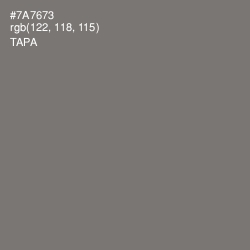 #7A7673 - Tapa Color Image