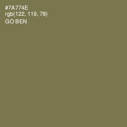 #7A774E - Go Ben Color Image