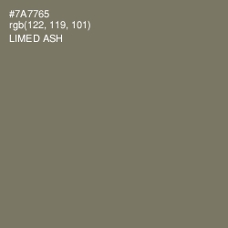 #7A7765 - Limed Ash Color Image