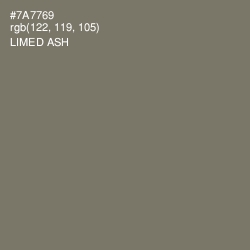 #7A7769 - Limed Ash Color Image